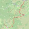 Itinéraire 24-JUIL-16 15:47:46, distance, dénivelé, altitude, carte, profil, trace GPS