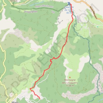 Itinéraire trace, distance, dénivelé, altitude, carte, profil, trace GPS
