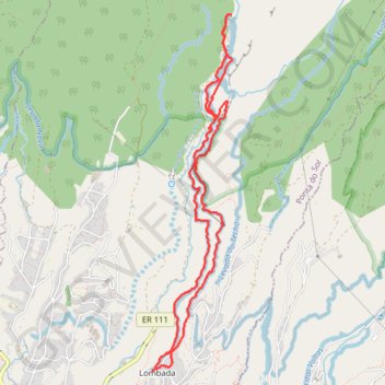 Itinéraire Lombada da ponta do sol, distance, dénivelé, altitude, carte, profil, trace GPS