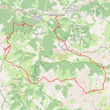 Itinéraire Raid en Basse Ubaye, distance, dénivelé, altitude, carte, profil, trace GPS