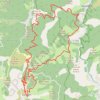 Itinéraire Luceram - descente des feuilles, distance, dénivelé, altitude, carte, profil, trace GPS