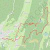 Itinéraire Pas de l'ours (vercors), distance, dénivelé, altitude, carte, profil, trace GPS