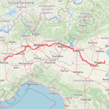 Itinéraire route, distance, dénivelé, altitude, carte, profil, trace GPS