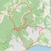 Itinéraire Les Crêtes de la Croix Valmer, distance, dénivelé, altitude, carte, profil, trace GPS