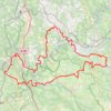 Itinéraire 240522-SOUILLAC, distance, dénivelé, altitude, carte, profil, trace GPS