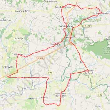Itinéraire PARCOURS, distance, dénivelé, altitude, carte, profil, trace GPS