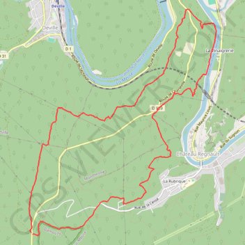 Itinéraire Bois de Roma aux Vanettes, distance, dénivelé, altitude, carte, profil, trace GPS