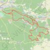 Itinéraire Raid Impérial Compiégnois (RIC) 55 Km, distance, dénivelé, altitude, carte, profil, trace GPS