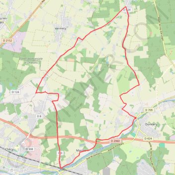 Itinéraire Détour_fluvial, distance, dénivelé, altitude, carte, profil, trace GPS