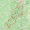 Itinéraire 15. Tout en Dentelles, distance, dénivelé, altitude, carte, profil, trace GPS