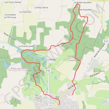 Itinéraire Enregistrement du 04/06/2023, distance, dénivelé, altitude, carte, profil, trace GPS