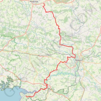 Itinéraire NewTrack, distance, dénivelé, altitude, carte, profil, trace GPS