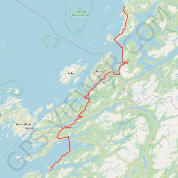 Itinéraire Norvège - 1er juin, distance, dénivelé, altitude, carte, profil, trace GPS
