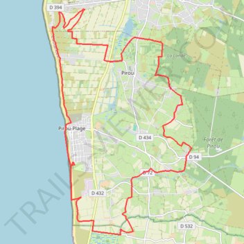 Itinéraire 0 - 23km secours, distance, dénivelé, altitude, carte, profil, trace GPS
