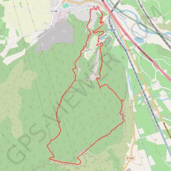 Itinéraire Notre-Dame-de-Beauregard - Orgon, distance, dénivelé, altitude, carte, profil, trace GPS