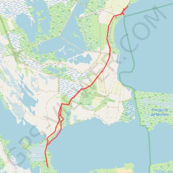 Itinéraire De Cacharel au Mazet du Vaccarès, distance, dénivelé, altitude, carte, profil, trace GPS