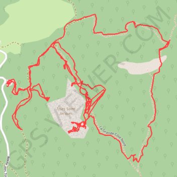 Itinéraire 2024-04-05 13:42:19, distance, dénivelé, altitude, carte, profil, trace GPS