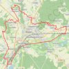 Itinéraire Autour de Noyon à partir de Salency, distance, dénivelé, altitude, carte, profil, trace GPS