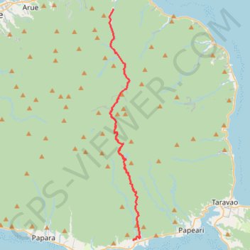 Itinéraire Transtahitienne2019, distance, dénivelé, altitude, carte, profil, trace GPS