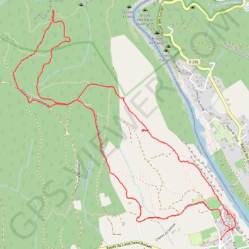 Itinéraire Aigueze et les gorges de l'Ardèche, distance, dénivelé, altitude, carte, profil, trace GPS