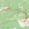 Itinéraire Montée du Ventoux par le GR4, distance, dénivelé, altitude, carte, profil, trace GPS