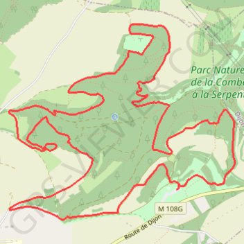 Itinéraire Dijon, distance, dénivelé, altitude, carte, profil, trace GPS