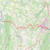 Itinéraire Via Rhôna : Annecy - Seyssel, distance, dénivelé, altitude, carte, profil, trace GPS