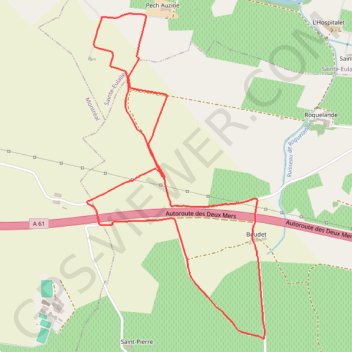 Itinéraire Arzens, distance, dénivelé, altitude, carte, profil, trace GPS