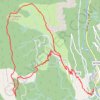 Itinéraire Clans - Bairols, distance, dénivelé, altitude, carte, profil, trace GPS