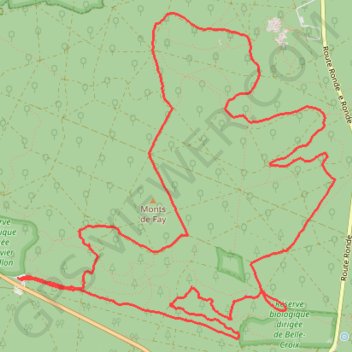 Itinéraire Cuvier mares canards,d'Agneau, Piat, distance, dénivelé, altitude, carte, profil, trace GPS
