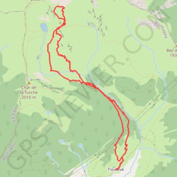 Itinéraire Lauzière - Grand Arc, distance, dénivelé, altitude, carte, profil, trace GPS