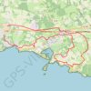 Itinéraire Crozon - Treboul, distance, dénivelé, altitude, carte, profil, trace GPS