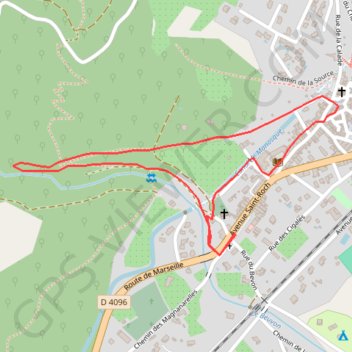 Itinéraire Les Bancau du champ de Gau, distance, dénivelé, altitude, carte, profil, trace GPS