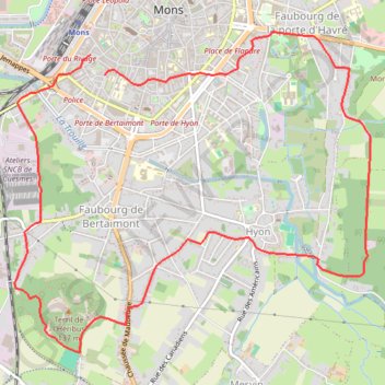 Itinéraire Randonnée sur Mons, distance, dénivelé, altitude, carte, profil, trace GPS