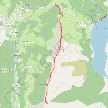 Itinéraire 2022-08-07 14:44:23, distance, dénivelé, altitude, carte, profil, trace GPS