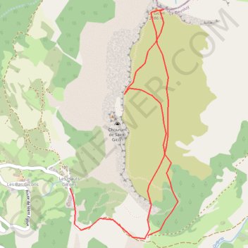 Itinéraire Randonnée sommet du gicon, distance, dénivelé, altitude, carte, profil, trace GPS