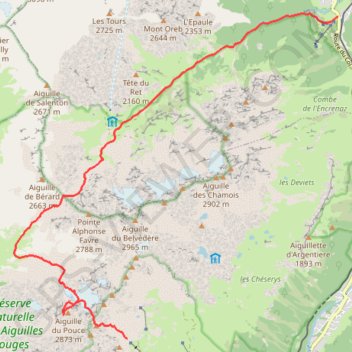 Itinéraire Le Pouce, distance, dénivelé, altitude, carte, profil, trace GPS