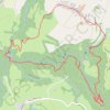 Itinéraire La source de l'ain, distance, dénivelé, altitude, carte, profil, trace GPS