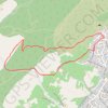 Itinéraire Au-dessus de Volx, distance, dénivelé, altitude, carte, profil, trace GPS