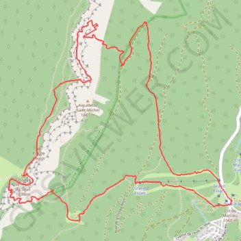 Itinéraire Tour percée, distance, dénivelé, altitude, carte, profil, trace GPS