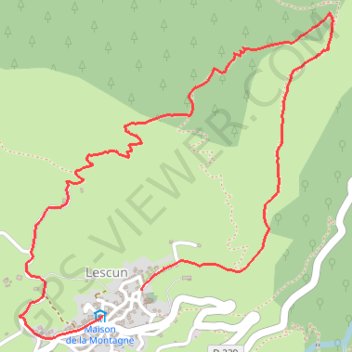 Itinéraire Cirque de Lescun - Crête d'Ourtasse, distance, dénivelé, altitude, carte, profil, trace GPS