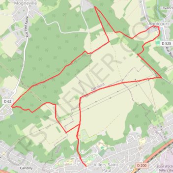 Itinéraire La Croix Méfroid, distance, dénivelé, altitude, carte, profil, trace GPS