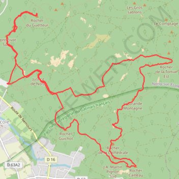 Itinéraire rando 25 bosses 2, distance, dénivelé, altitude, carte, profil, trace GPS