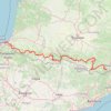 Itinéraire Ceret à Hendaye, Route des cols des Pyrénées, distance, dénivelé, altitude, carte, profil, trace GPS