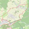 Itinéraire Meroux-Vézelois-Moval, distance, dénivelé, altitude, carte, profil, trace GPS