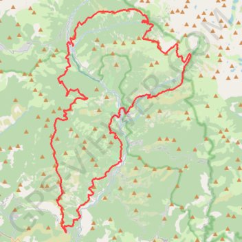 Itinéraire tp, distance, dénivelé, altitude, carte, profil, trace GPS