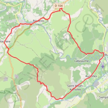Itinéraire Circuit vélo Des Dolmens, distance, dénivelé, altitude, carte, profil, trace GPS