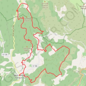 Itinéraire La trace du renard, distance, dénivelé, altitude, carte, profil, trace GPS