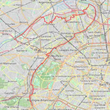 Itinéraire Nouvelle carte du 92, distance, dénivelé, altitude, carte, profil, trace GPS