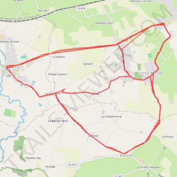 Itinéraire Parcours du dimanche apres midi, distance, dénivelé, altitude, carte, profil, trace GPS